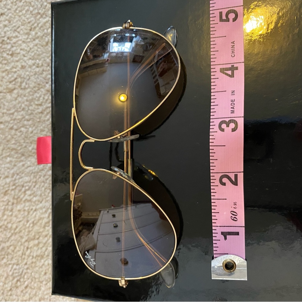 Ray-Ban aviators gold frame